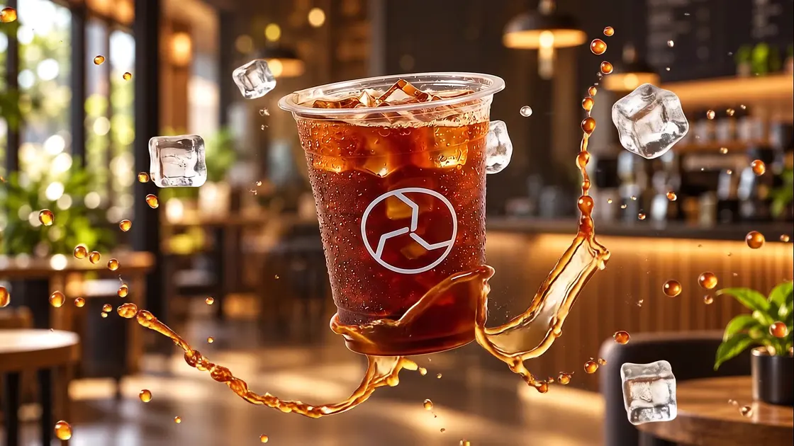 Secangkir kopi di suasana hangat